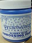 Glossy Blue Embossing Paste