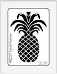 Small Pineapple Stencil