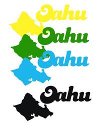 Oahu Island w/ Word 3 Laser Cut