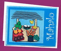 Mahalo Fruitstand Greeting Card