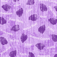 HH01 Kauai Purple Words