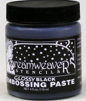 Glossy Black Embossing Paste