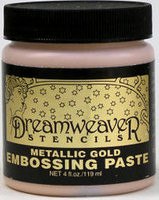 Metallic Gold Embossing Paste