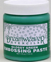 Glossy Green Embossing Paste