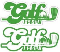 Golf Hawaii Laser Cut